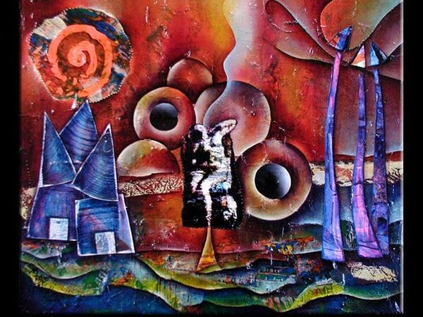 J'AI DIX ANS... de peinture derrière moi. Exposition à Terrasson