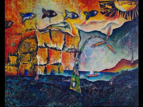 J'AI DIX ANS... de peinture derrière moi. Exposition à Terrasson