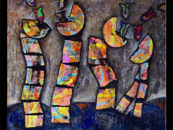 J'AI DIX ANS... de peinture derrière moi. Exposition à Terrasson