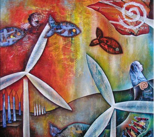 J'AI DIX ANS... de peinture derrière moi. Exposition à Terrasson