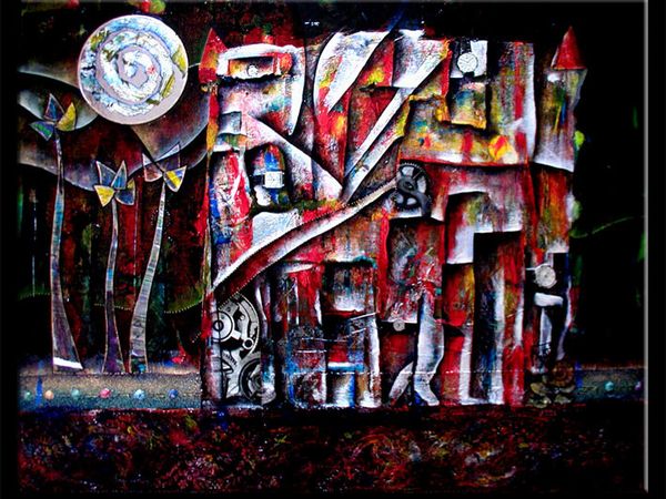 J'AI DIX ANS... de peinture derrière moi. Exposition à Terrasson