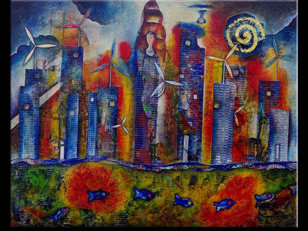 J'AI DIX ANS... de peinture derrière moi. Exposition à Terrasson