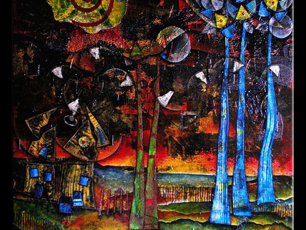 J'AI DIX ANS... de peinture derrière moi. Exposition à Terrasson