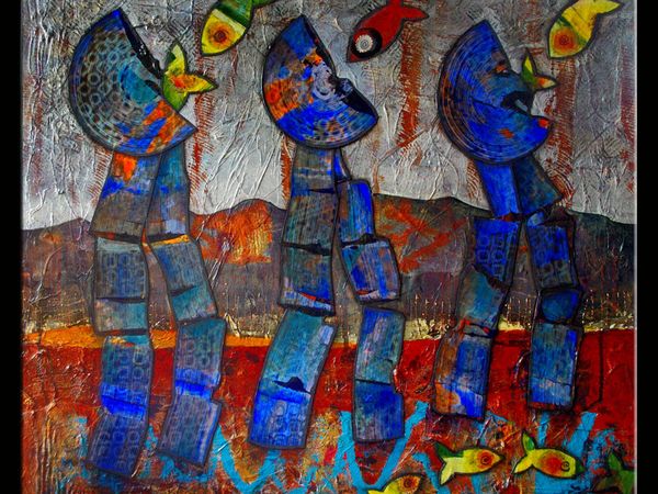 J'AI DIX ANS... de peinture derrière moi. Exposition à Terrasson