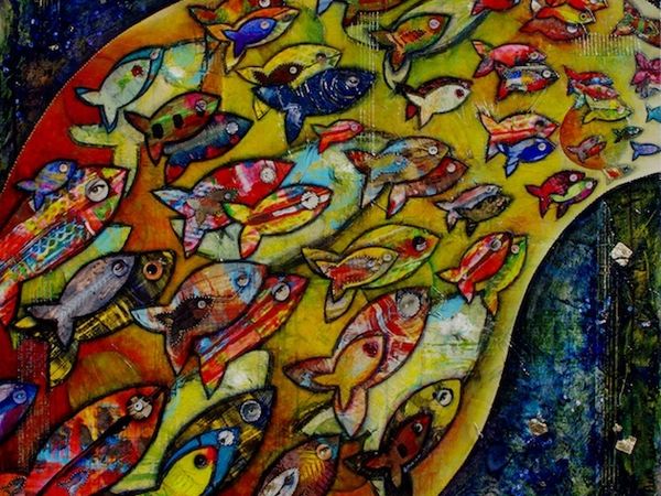 J'AI DIX ANS... de peinture derrière moi. Exposition à Terrasson