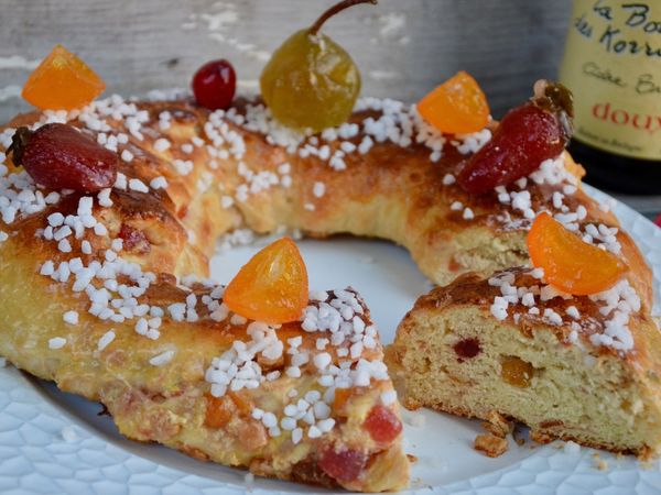 Couronne des rois aux fruits confits