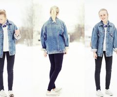 Veste jean boyfriend