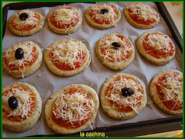 Minis Pizza apéro dînatoire 