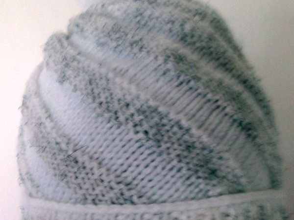 tricoter un bonnet en spirale