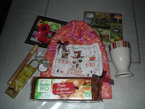 Les premières Photos !! * Swap d' Automne &quot; dans ma cuisine: déco d'Automne&quot;