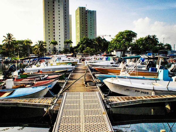 Lauricisque Fishermen Port & The waterfront & The Pierre Antonius Stadium