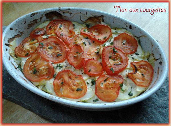 Tian à la courgette