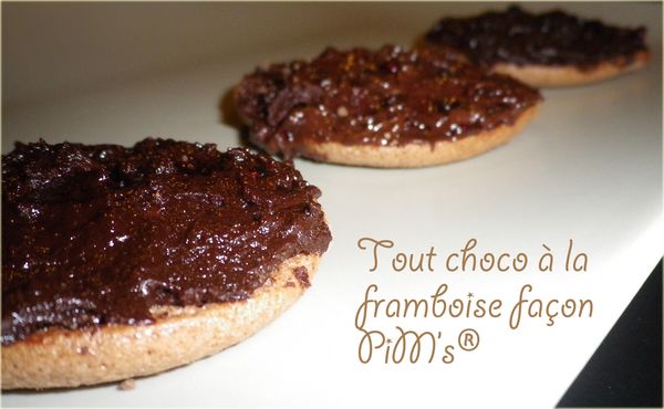 Tout choco à la framboise façon PiM’s®
