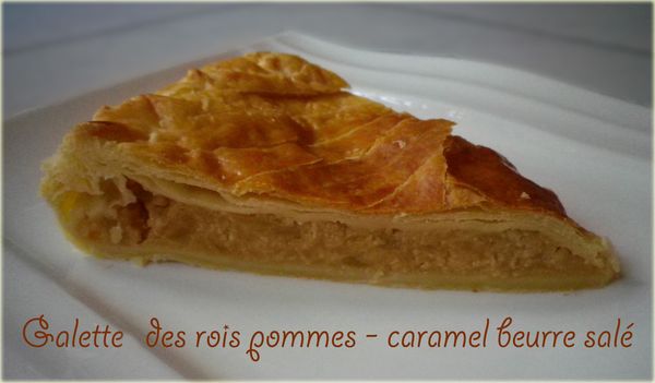 Galette des rois pommes – caramel beurre salé