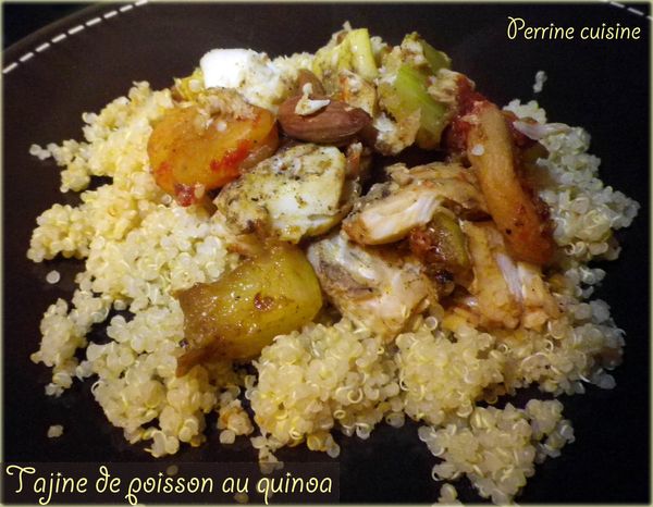 Tajine de cabillaud au quinoa