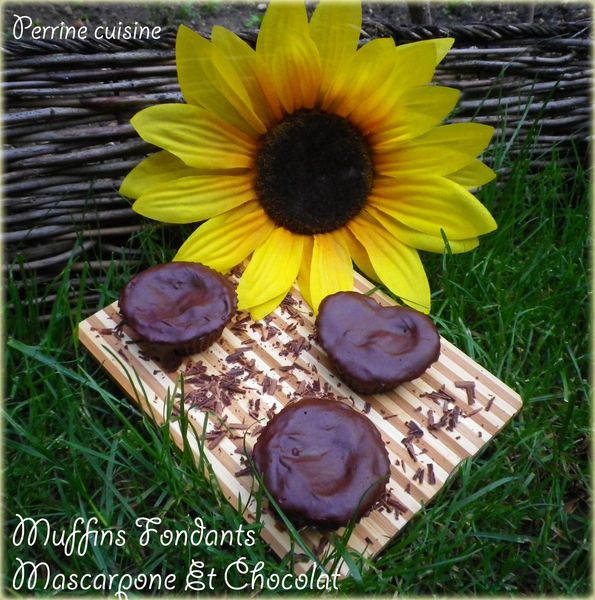 Muffins fondants Mascarpone & Chocolat