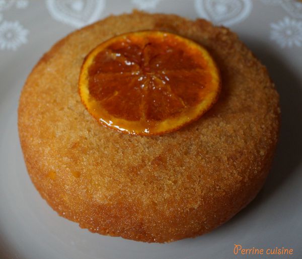 Baba au safran, miel de sarriette et oranges confites