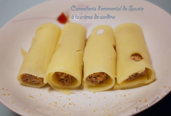Cannellonis d’emmental de Savoie à la crème de sardine
