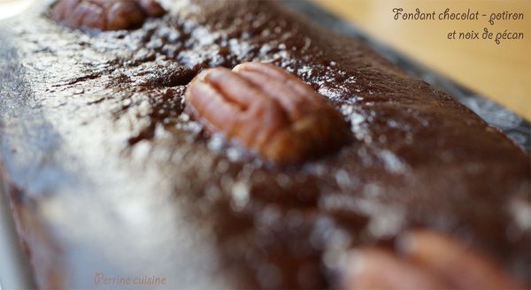Fondant choco-potiron aux noix de pécan