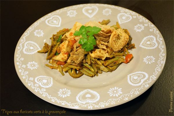 Tripes aux haricots verts à la provençale