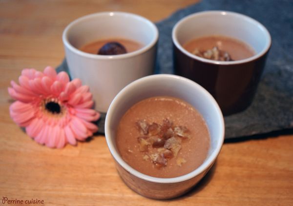 Flans au mascarpone et crème de marrons