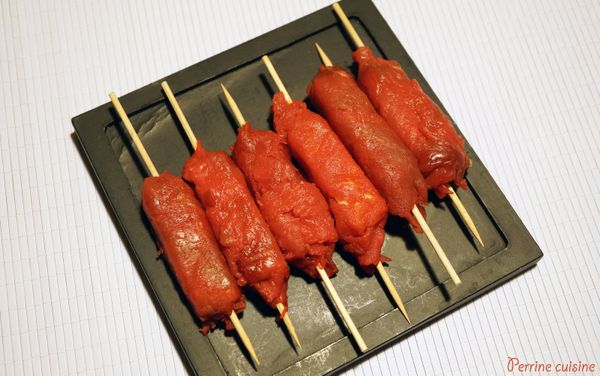 Brochettes japonaises au miel de Bourdaine Beautiful Beez