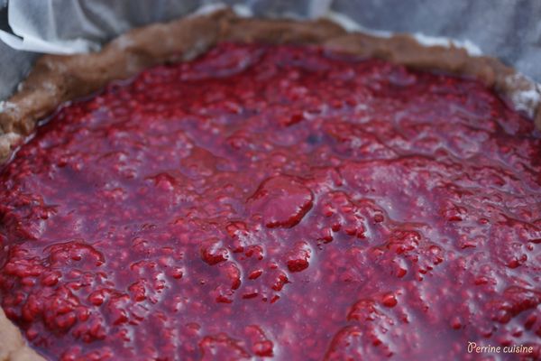 Linzertorte {avec une pointe de noix de coco}