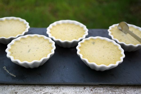 Flans de poivron {double texture}