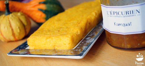 Flan mousseux au potiron et au kumquat L'Epicurien