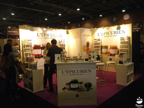 Pain d'aubergines et Perrine cuisine au SIAL avec L'Epicurien