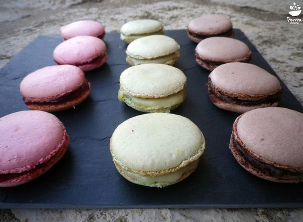Macarons à la confiture {meringue italienne}