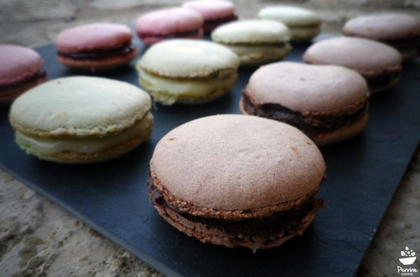 Macarons à la confiture {meringue italienne}