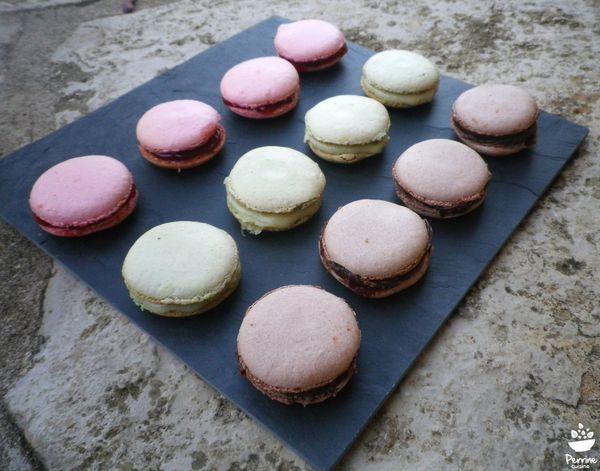 Macarons à la confiture {meringue italienne}