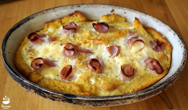 Pain perdu façon quiche lorraine