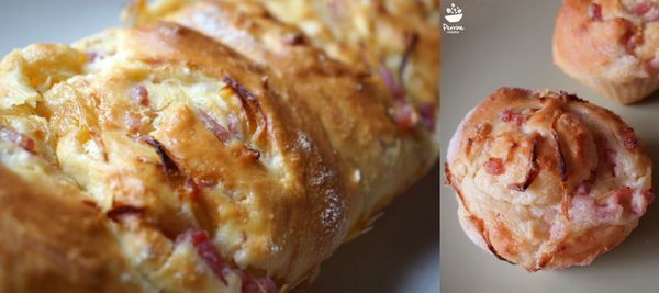 « Flammen rolls » ou brioche roulée à la crème fraîche façon flammenkueche
