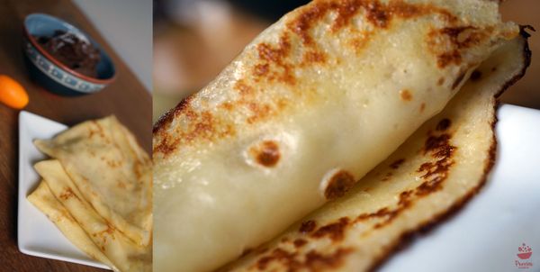Crêpes au kumquat, mousse d’avocat au chocolat