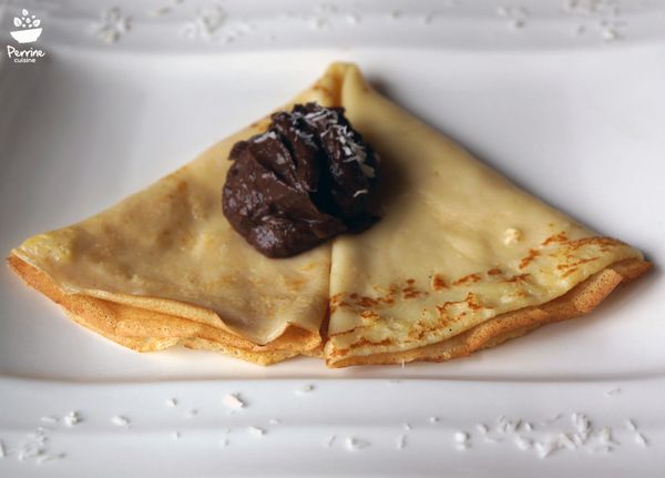 Crêpes au kumquat, mousse d’avocat au chocolat