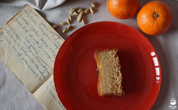 Gâteau orange de ma grand-mère, revisité à la cardamome