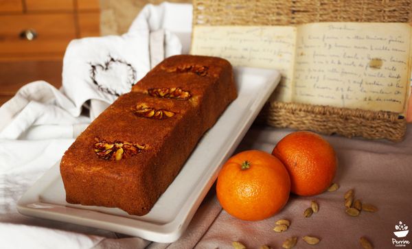 Gâteau orange de ma grand-mère, revisité à la cardamome