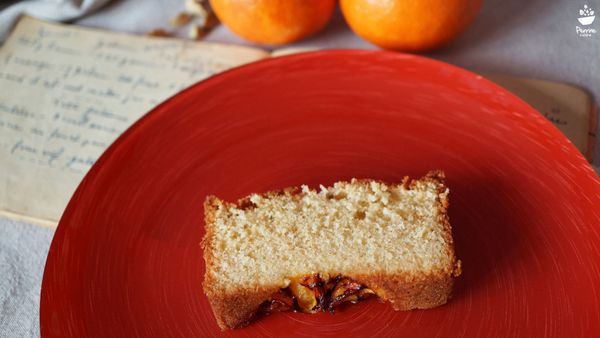 Gâteau orange de ma grand-mère, revisité à la cardamome