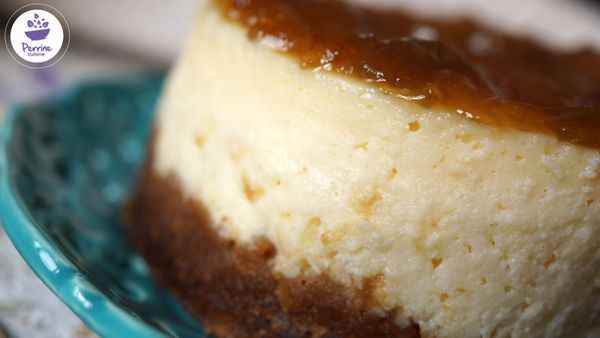 Cheesecake lavande et rhubarbe, partenariat Comba Aromatica