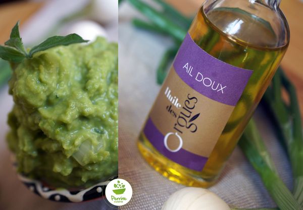 Tartinade aux petits pois, courgette et menthe, comme un guacamole