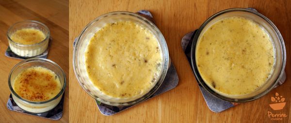 Crème brûlée au sirop d’orgeat et à la fleur d’oranger