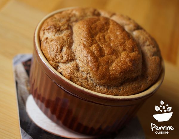 Soufflé aux marrons, poêlée de shiitakes aux myrtes et boudin blanc