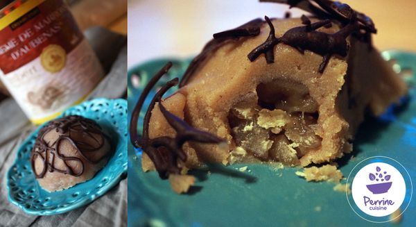 Dômes de marrons au beurre de cacao