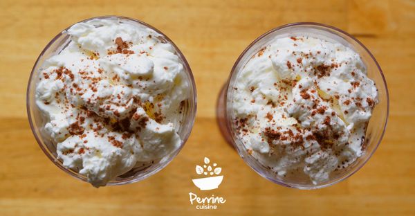 Trifles tièdes au chocolat, madeleine et confiture de lait