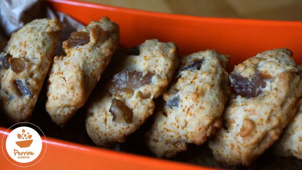 Cookies aux éclats de châtaignes