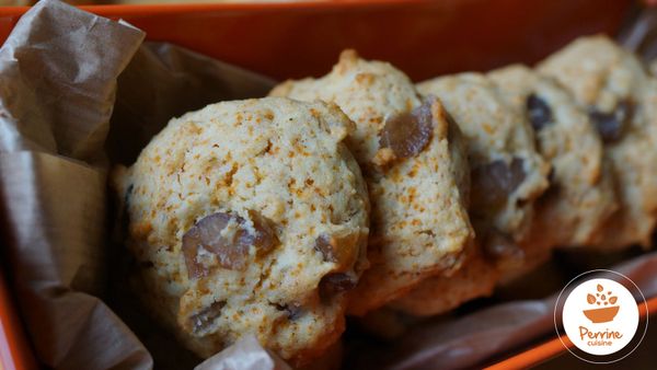 Cookies aux éclats de châtaignes