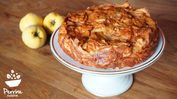 Gâteau invisible aux coings