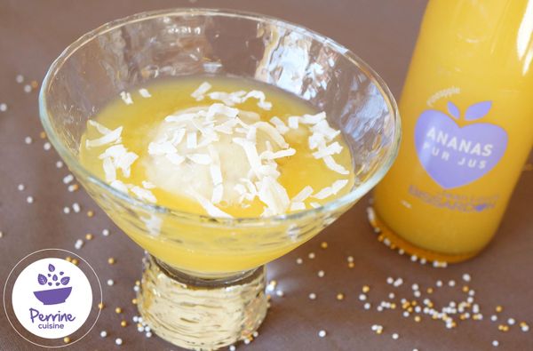 Crème glacée à la banane (1 ingrédient), parfum des îles